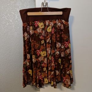 CAbi reversible skirt (fall colors)